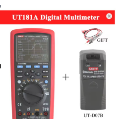 UNI-T UT181A True RMS Datalogging Multimeter; Digital Multimeter, Low-Pass Filtering/nS Conductance/Dual Temperature Measurement