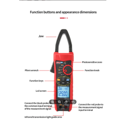 UNI-T UT219PV Digital Power Clamp Meter 1500V 1000A True RMS Current Clamp Tester LPF Bluetooth IP65 Multimeter For Photovoltaic