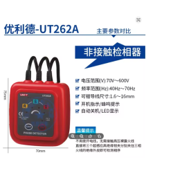 Non-Contact Phase Detectors Uni-t UT262A 3 Phase Sequence Rotation Detectors Indicator Meter Tester LED Display + Buzzer