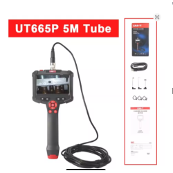 UNI-T UT665P-5M  Industrial Endoscope Single Lens 4.3 Inch HD Screen 8 LED Lights 70° FOV Inspection Camera