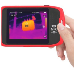 UNI-T UTi720T Pocket-Sized Thermal Camera Imager 256×192 IR Resolution 50mK Thermal Sensitivity 3.5" Touch Display Screen High-Res 640×480 Pixels