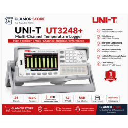 UNI-T UT3248+ Fast Response Multi-Point Temperature Test Recorder LCD Color Screen Display for Temperature Instruments