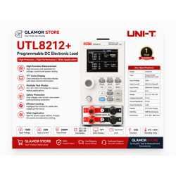 UTL8212 + High Precision Programmable DC Electronic Load Meter Dual Channel Current