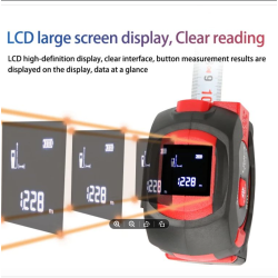 UNI-T LM40T Laser Measuring Tape Measure 40M Digital Distance Meter Rangefinder Retractable 5m Laser Ruler LCD Display Portable