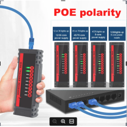 TOOLTOP ET605 Network Cable Tester RJ45/RJ11 Cable Port Test POE LAN Break Circuit Analyze Cable Tracing Line Maintenance Tool