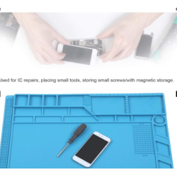 TE-S180 Heat Insulation Mat – Professional Silicone Soldering Repair Mat